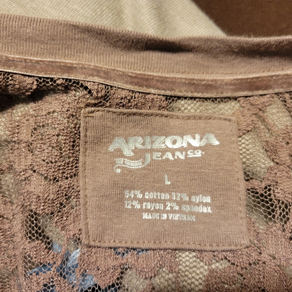 Arizona Jean Co lace cardigan top. - Picture 5 of 6